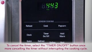 LG Microwaves How To Use Basic Features [upl. by Ecnaled499]