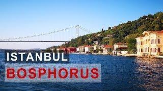 Bosphorus Tour by boat Cruise between Asia and Europe  Istanbul Travel Guide [upl. by Cosenza]