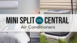 Mini Splits vs Central Air Conditioners Compared  Sylvane [upl. by Nolubez]