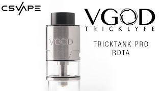 VGOD TRICKTANK PRO RDTA Product Overview [upl. by Idonna]