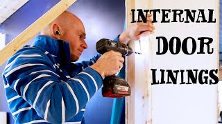 CUTTING amp FITTING INTERNAL DOOR LININGS [upl. by Sill15]