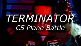 SCI FI ACTION SERIES  Terminator Dark Fate  USAF C5 Transport Aircraft Battle [upl. by Enomys]