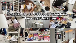 ORGANIZAÇÃO TOTAL DO CLOSET com a personal Organizer CHEGA DE BAGUNÇA ✨ [upl. by Cressler]