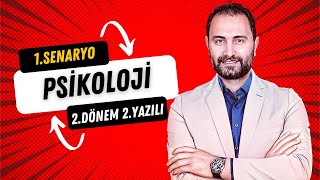 PSİKOLOJİ 2DÖNEM 2YAZILI SINAVI  💯 1SENARYO 💯 [upl. by Willetta]