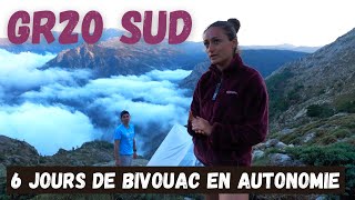 Le GR20 Sud en 6 jours mon premier BIVOUAC en totale AUTONOMIE [upl. by Chelsae]