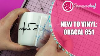 New to Vinyl  How to use Oracal 651 Permanent Adhesive Vinyl [upl. by Burty]