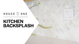 How to Install Backsplash with Adhesive Tile Mats  House One  This Old House [upl. by Aihsyt]