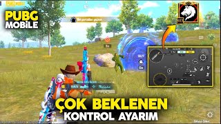 BEKLENEN KONTROL AYARLARIM 🥳 EN İYİ 4 PARMAK AYARI amp KONTROL KODU  PUBG MOBİLE [upl. by Garges]