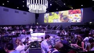 Future restaurant show at Japan pavilion EXPO 2015 [upl. by Zarger766]