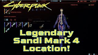 Getting the Legendary Sandevistan MK 4  Ripperdoc Location amp Requirements  Cyberpunk 2077 [upl. by Selia]