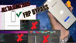 Samsung Frp Unlock 20242025 Big Update Tool Old Methods are not effective [upl. by Maher]