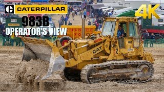 Caterpillar 983B tracked loader operators view [upl. by Wj]