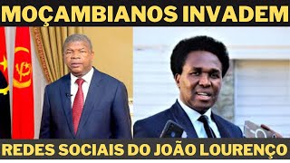 MOÇAMBICANOS ATACAM REDES SOCIAIS DO PRESIDENTE DE ANGOLA INTELIGENCIA ANGOLANA ENVOLVIDA [upl. by Ytiak]