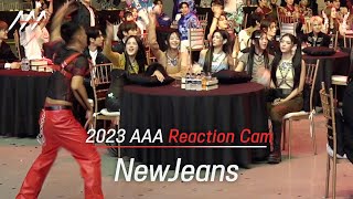 AAA2023 NewJeans 2023 Asia Artist Awards Reaction Cam 뉴진스 리액션캠 [upl. by Chee97]