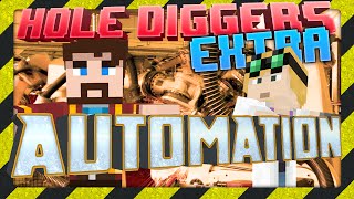 Minecraft  Automation  Hole Diggers Extra 4 [upl. by Ardnak]