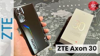 ZTE AXON 30 5G  Unboxing and HandsOn [upl. by Sundstrom498]