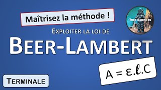 2 Exploiter la loi de BeerLambert Tle [upl. by Alit185]