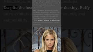 Buffy Summers Buffy the Vampire Slayer [upl. by Desdee]