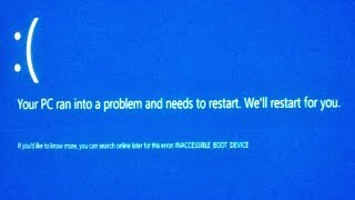 windows 10 inaccessiblebootdevice error how to fix it by solving it help me [upl. by Edana717]