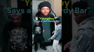 Nba YoungBoy Says a Jeff Hardy Bar 😲 shorts nbayoungboy music trending [upl. by Ahsilrae]