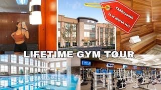 LIFETIME ATHLETIC GYM TOUR  150month is a luxury gym worth it [upl. by Alset]