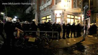 20101016 Polizei beendet Hausbesetzung in der Schanze [upl. by Dihaz]