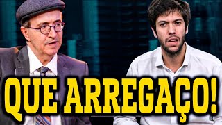 OLHA O QUE CAIO COPPOLLA FEZ COM REINALDO AZEVEDO AO VIVO [upl. by Genesia]