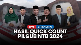 🔴LIVE Hasil Quick Count Pilkada NTB 2024 Tiga Paslon Menyatakan Siap Menerima [upl. by Corin448]