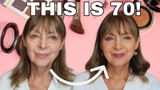 Minimalist Makeup at 70  Mature Skin Makeup Tutorial [upl. by Augustin]