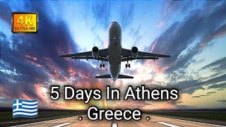 🇬🇷 2024 Exploring Athens Greece In 5 Days  Sightseeing amp Food [upl. by Adore]