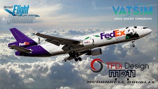 TFDi MD11 on Microsoft Flight Simulator 2020 [upl. by Atselec]