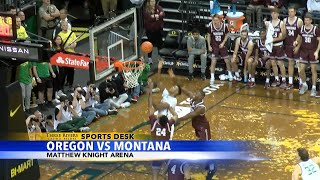 Oregon Mens Basketball vs Montana  Highlights [upl. by Daht97]