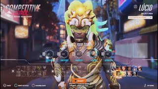 Overwatch 2 Competitive Lucio  0 Death [upl. by Cerellia]