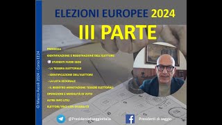 Elezioni Europee e non solo 2024 Parte III [upl. by Carla]