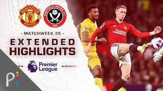 Manchester United v Sheffield United  PREMIER LEAGUE HIGHLIGHTS  4242024  NBC Sports [upl. by Ahsekahs]