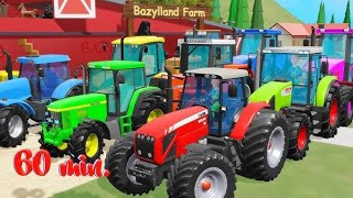 Tractors for children toys  truck kids video new episode [upl. by Killarney648]