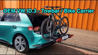 OEM VW ID3 Towbar upgrade for Bike Carrier [upl. by Wendt]