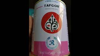 DIMETHOATE  Tafgor insecticide uses and dose कीटनाशक [upl. by Nirad]