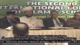 KH Said Aqil Siradj  International Conference of Islamic Scholars 1 [upl. by Klarika127]