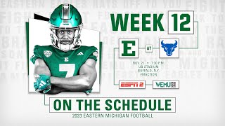 EMU Football Pregame Press Conference Week 12 vs Buffalo [upl. by Marve]