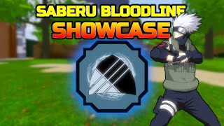 SABERU BLOODLINE SHOWCASE in SHINDO LIFE ROBLOX  SHINDO LIFE SABERU BLOODLINE SHOWCASE [upl. by Curren]