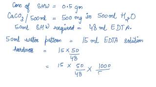 One gram of CaCO3 was dissolved in dilute HCL and the solution diluted to 1 litre 100 ml of this so [upl. by Waine]