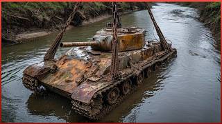 Experts Rescue WW2 Tank From a River  Will a WW2 Tank Run by Vasyl54 [upl. by Hodgkinson]