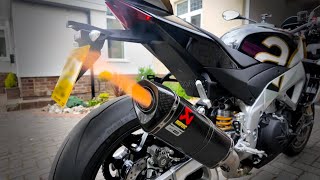 Aprilia Tuono V4 Factory  Akrapovic Exhaust Sound [upl. by Tadd]