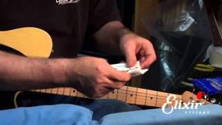 How to Restring a Telecaster Electric Guitar with John Carruthers  ELIXIR Strings [upl. by Isolt440]