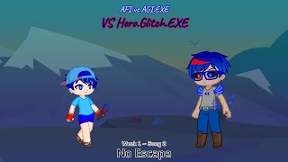 No Escape  VS HeroGlitchEXE AFI vs AGIEXE FNF mod [upl. by Haile]