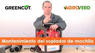 ¿Cómo hacer un buen mantenimiento cuidado y limpieza del SOPLADOR  ASPIRADOR de MOCHILA GREENCUT [upl. by Yajiv]