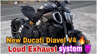 💰Ducati Diavel V4🔥😈 Loud exhaust😫 All Riding modes  ducati diavelv4 [upl. by Thomson]