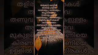 Mandara cheppundo lyrical video malayalam lyrics music song malayalammusicalalbum musicgenre [upl. by Eninahpets791]