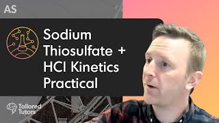 Sodium Thiosulfate  HCl Kinetics Practical  A Level Chemistry  AQA [upl. by Diet]